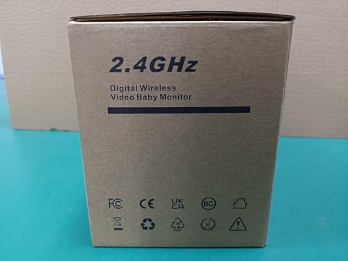 Blemil 5" Baby Monitor, Split-Screen, PTZ, Night Vision, Two-Way Audio, 30 h