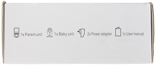 MYPIN Baby Monitor 2.4" LCD, Camera, Night Vision, Two-Way Audio & Temp