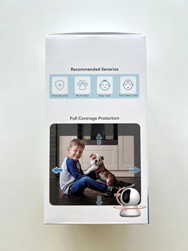 Blurams 2K Pet Camera – Indoor, 360° Security, Color Night Vision, Two-Way Audio