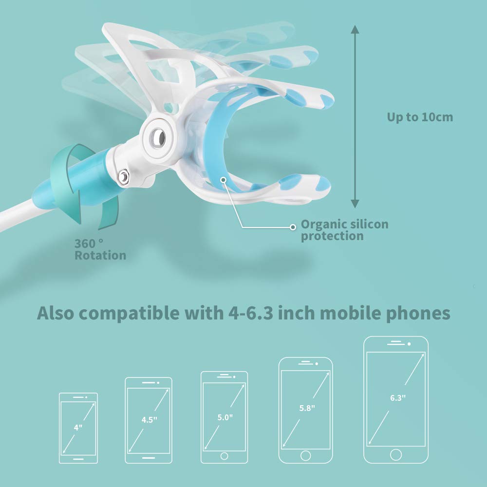 GHB Baby Monitor Holder – Universal Stand with Flexible Arm & Adjustable Clip