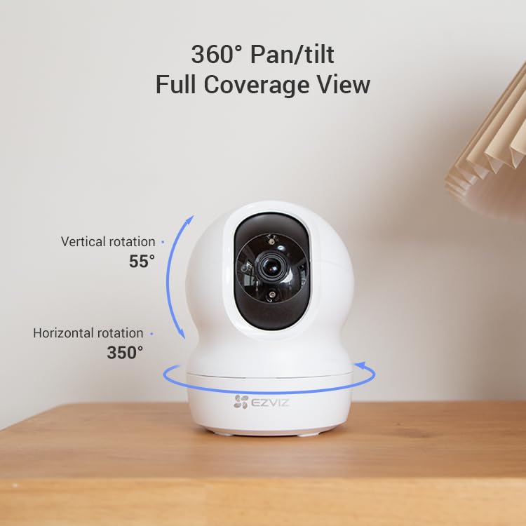 EZVIZ CP1 Pro 2K Camera – Indoor, Baby Monitor, 360° Pan/Tilt, Audio