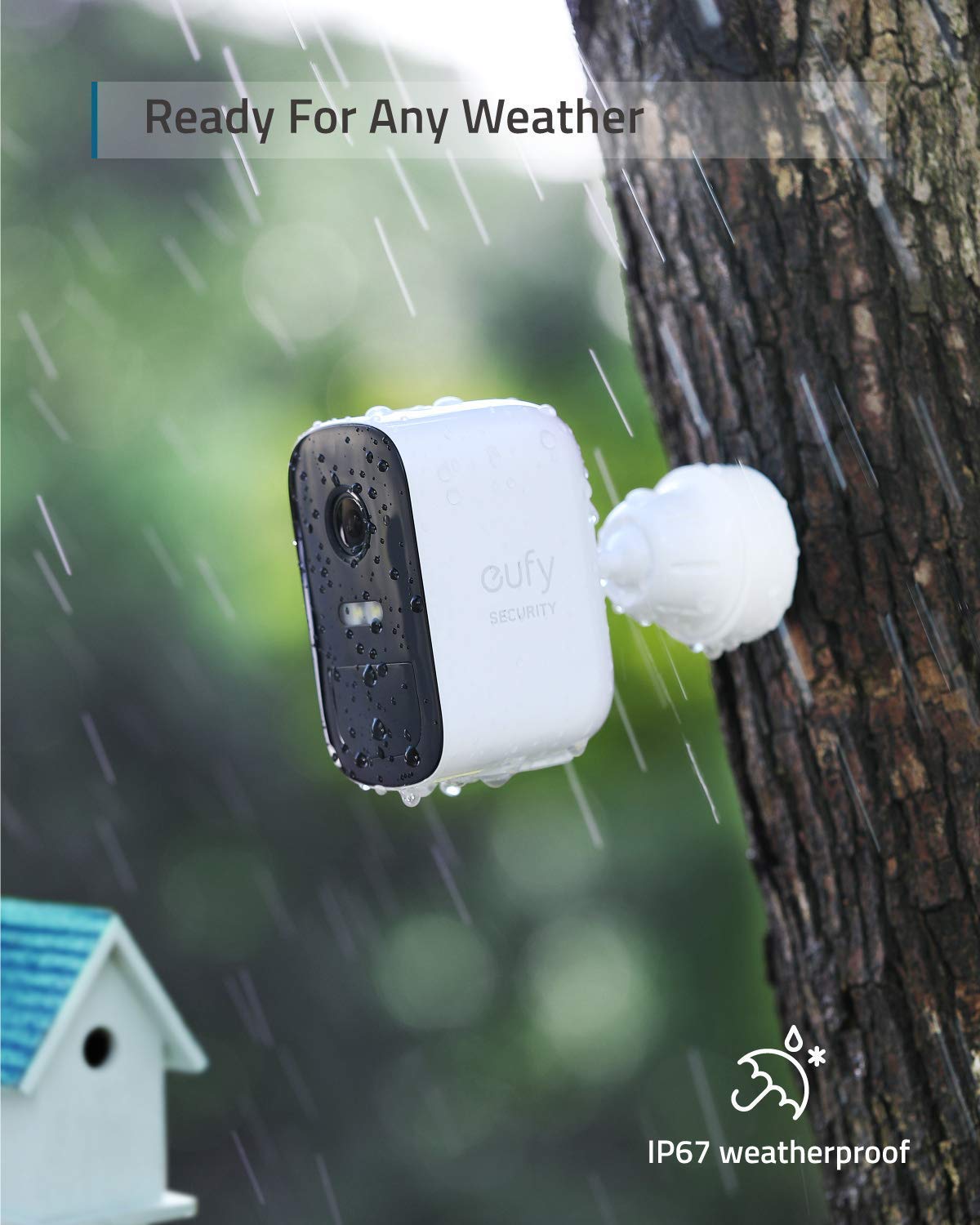 eufy Security eufyCam 2C Security Camera Outdoor, Home Security Camera Systems, 180-Day Battery Life, HD 1080p, IP67 Weatherproof, Night Vision, 3-Cam Kit, No Monthly Fee