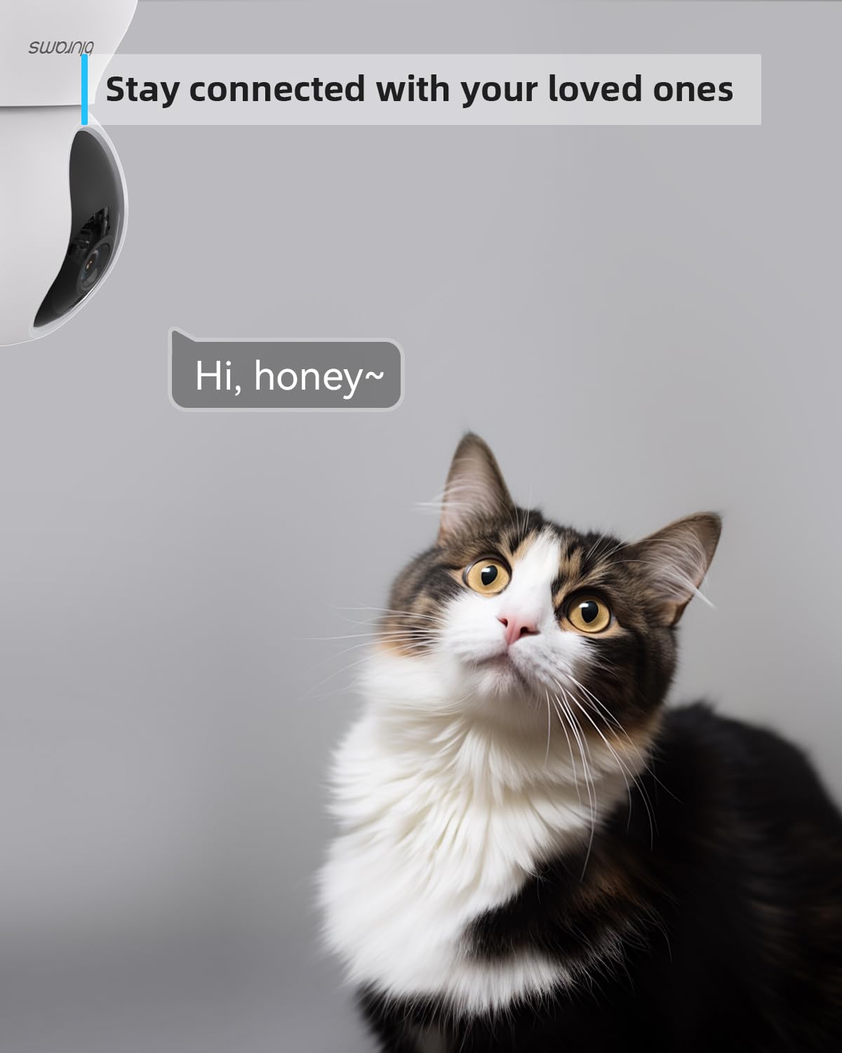 Blurams 2K Pet Camera – Indoor, 360° Security, Night Vision, Two-Way Audio