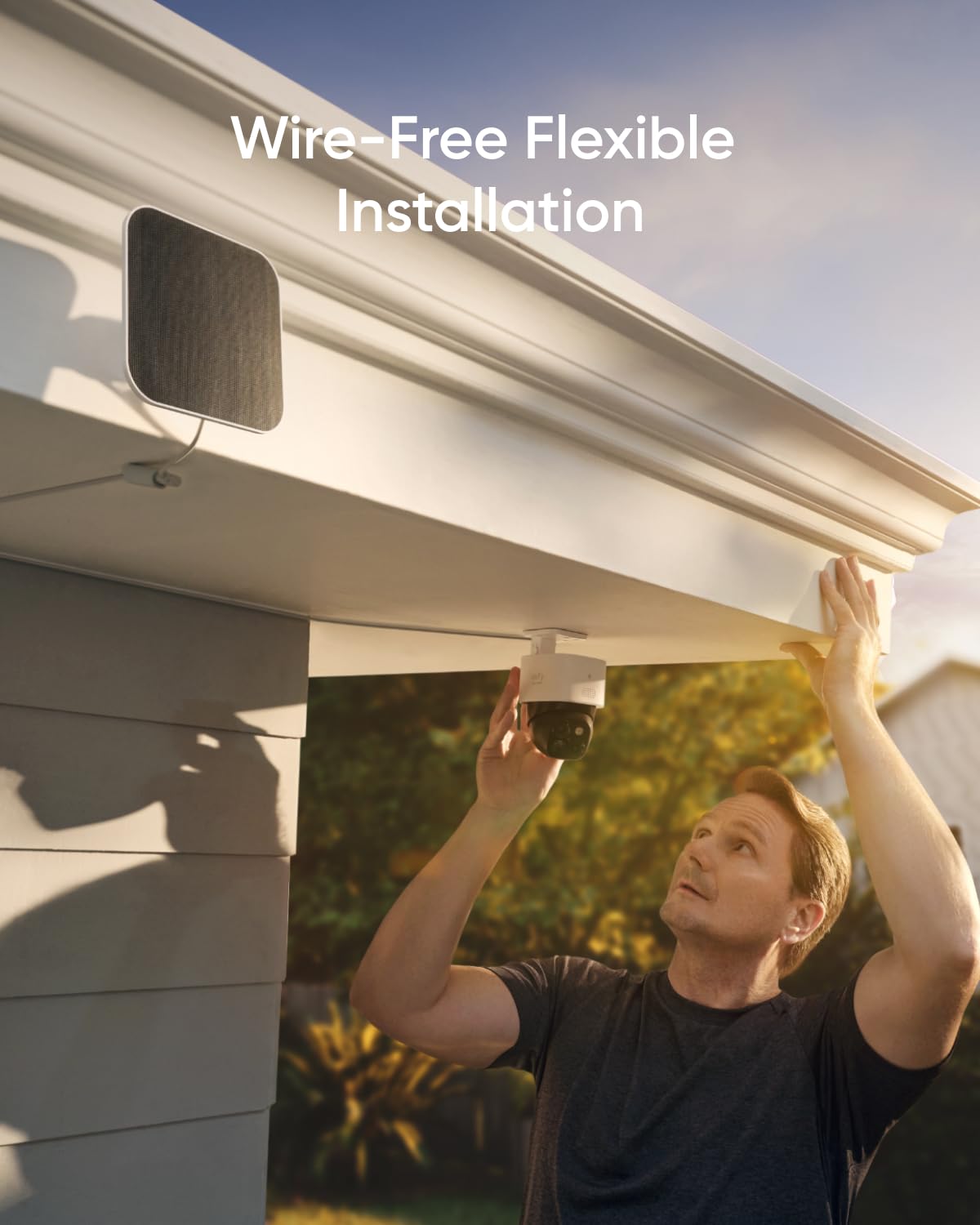 eufy Security SoloCam S340 Dual Cameras Solar Security Camera Outdoor Wireless, 3K Home Security Camera, 360° Surveillance, No Blind Spots, 2.4 GHz Wi-Fi, HomeBase S380 Compatible, No Monthly Fee