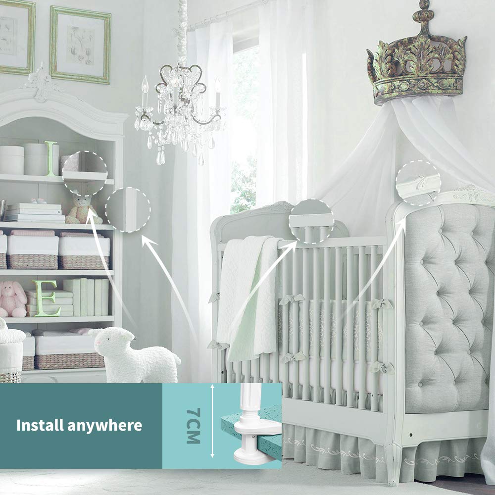 GHB Baby Monitor Holder – Universal Stand with Flexible Arm & Adjustable Clip