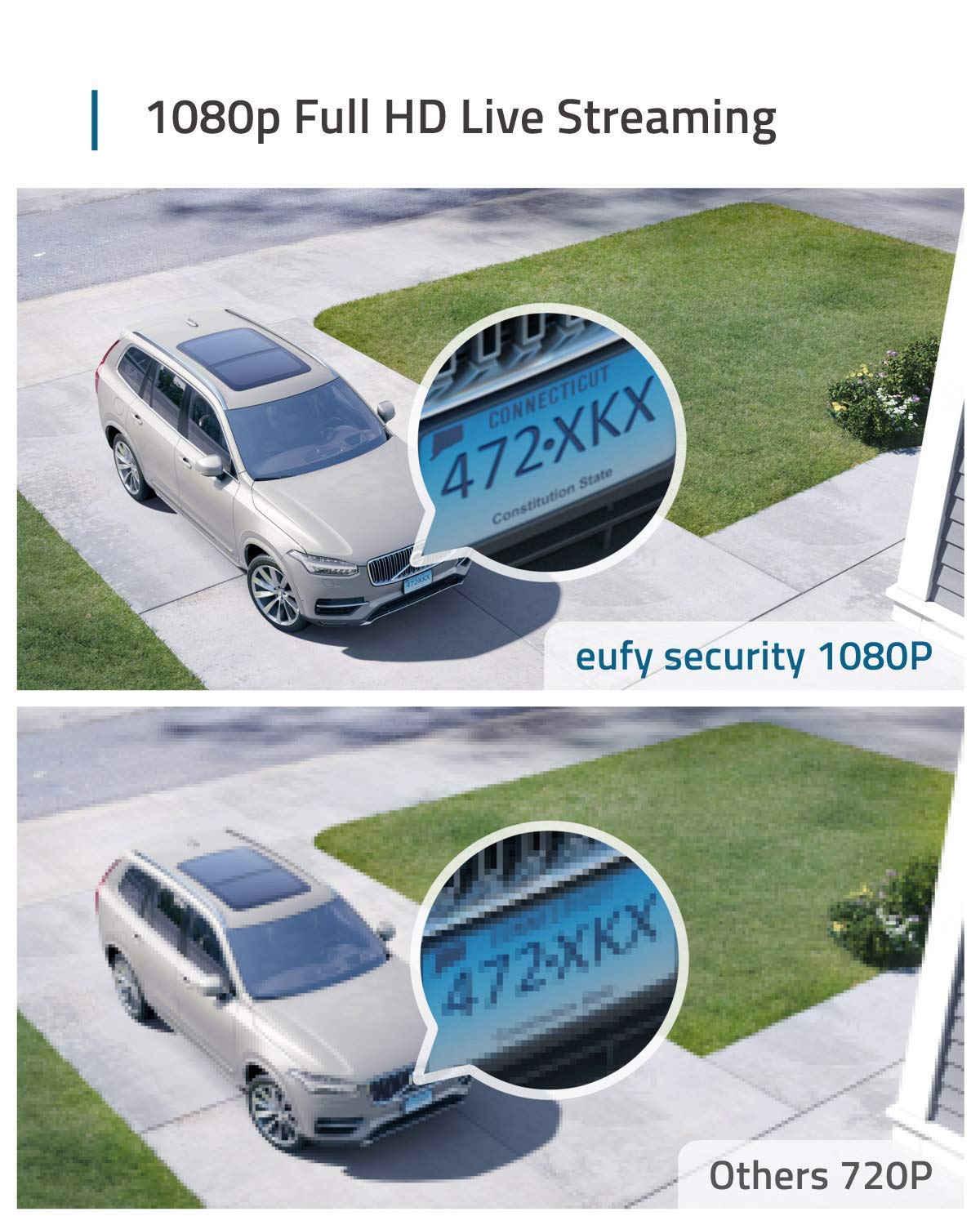 eufy Security eufyCam 2C Security Camera Outdoor, Home Security Camera Systems, 180-Day Battery Life, HD 1080p, IP67 Weatherproof, Night Vision, 3-Cam Kit, No Monthly Fee