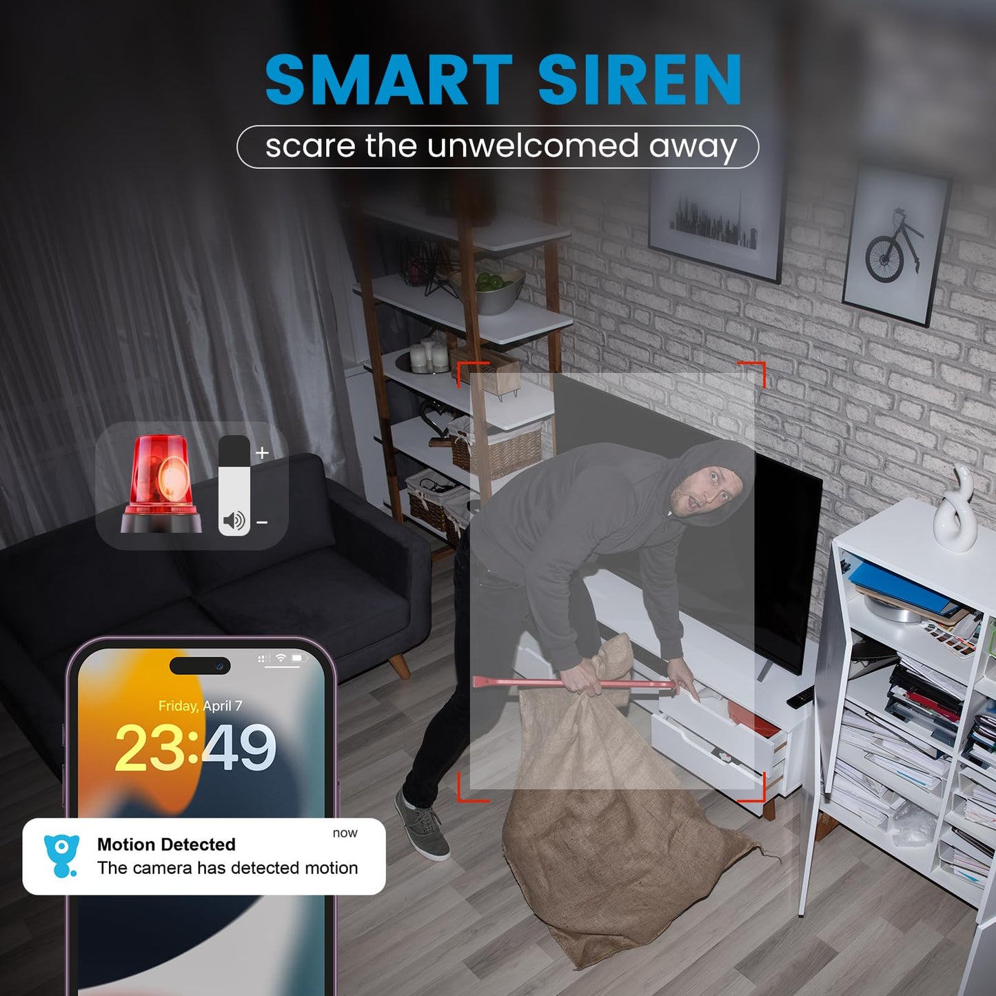 litokam Little Elf 2K Camera – Indoor, Motion Sensor, Two-Way Audio, IR