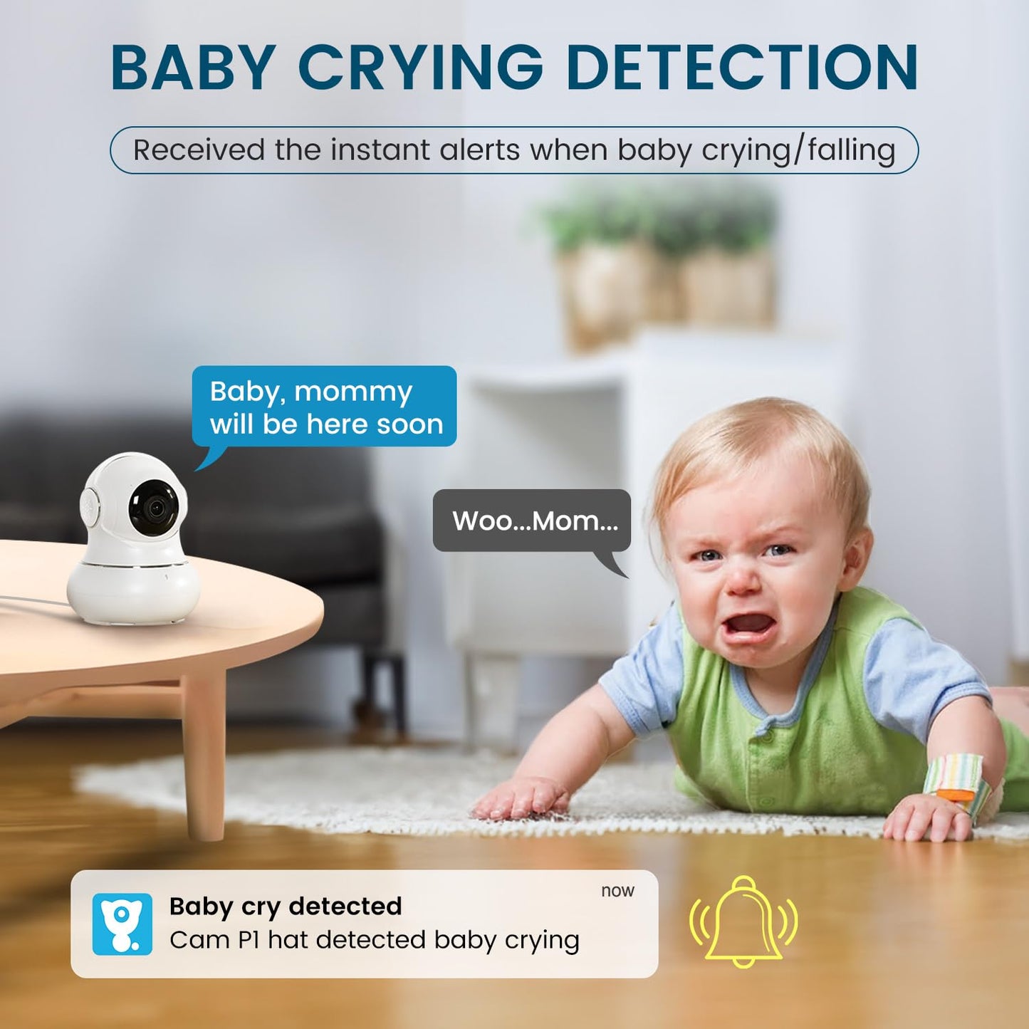 litokam Little Elf 2K Camera – Indoor, Motion Sensor, Two-Way Audio, IR