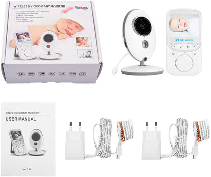 MYPIN Baby Monitor 2.4" LCD, Camera, Night Vision, Two-Way Audio & Temp