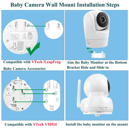 EYSAFT Baby Monitor Holder, Universal Stand for VTech & LeapFrog Models