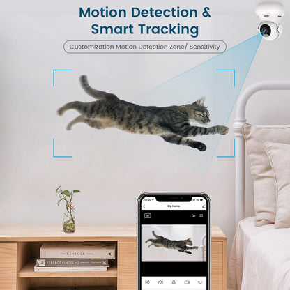 litokam Little Elf 2K Camera – Indoor, Motion Sensor, Two-Way Audio, IR