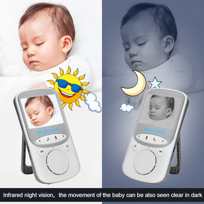 MYPIN Baby Monitor 2.4" LCD, Camera, Night Vision, Two-Way Audio & Temp